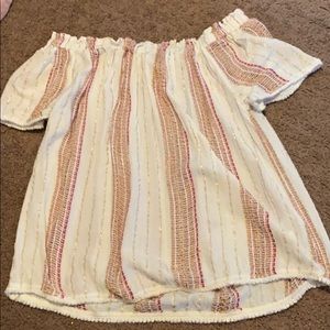 Off the shoulder Shirt